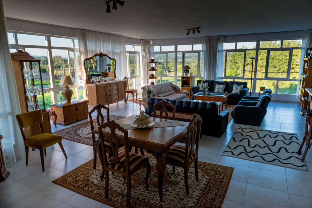 Vista de la galería de Casa Calveiro