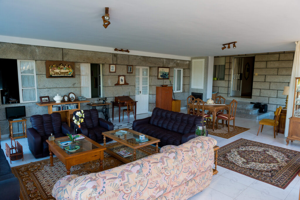 Detalle de la galería de Casa Calveiro