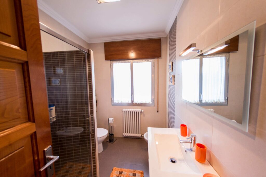Detalle del baño de Casa Calveiro
