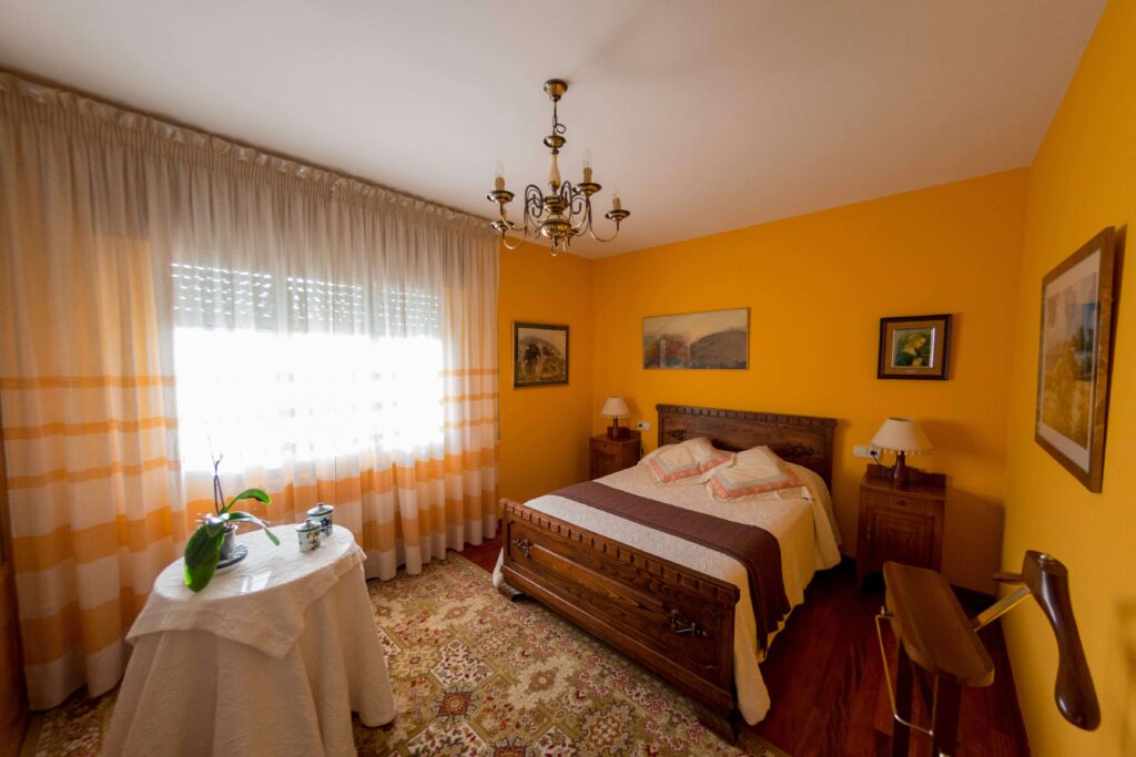 Dormitorio principal de Casa Calveiro