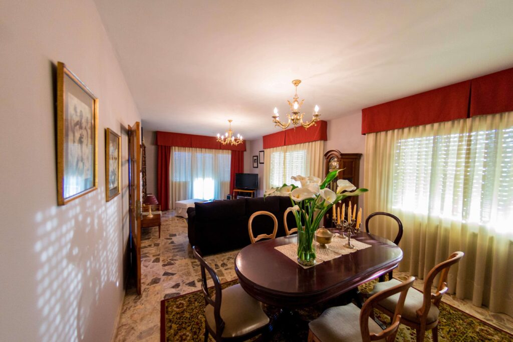 El salón comedor de Casa Calveiro